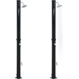 vidaXL Solarni tuš crni 220 cm 20 L | shoptok.hr