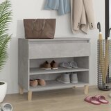 The Living Store omarica za čevlje betonsko siva 70x36x60 cm inženirski les - omarica za čevlje, (21434176) Cene