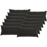  Jastuk s jastukom HEERLEN 12 kom. Crna Poliester - Crna 40 x 80 cm 12 | shoptok.hr