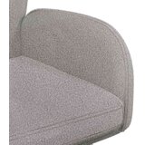  Okretne blagovaonske stolice 2 pcs Bouclé Svjetlosiva | shoptok.hr