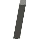  Noge za klubsko mizico v obliki črke U 2 kosa antracit 50 x (42-43) cm jeklo, (22123635) | Shoptok.si