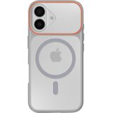 AVIZAR MagSafe ovitek za iPhone 16, dvomaterialna zaščita, trda hrbtna stran, Siva, (5000189059) | Shoptok.si