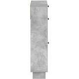  Ormar za cipele EDE 78 x 24 x 103 cm Konstruirano drvo - Betonska siva | shoptok.hr