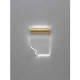 Nova Luce Aluminijasta LED stenska svetilka v zlati barvi Argo – | Shoptok.si