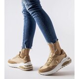 Gemre Brown and white sneakers with decorative stitching Acciano | shoptok.hr