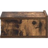 vidaXL Lebdeča nočna omarica 2 kosa dimljeni hrast 40x30x15cm inž. les | Shoptok.si