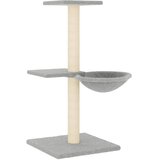  Penjalica za mačke sa stupovima za grebanje svjetlosiva 72 cm | shoptok.hr