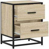 vidaXL Nočna omarica sonoma hrast 40x31x50 cm inženirski les | Shoptok.si