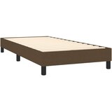  Krevet s oprugama i madracem tamnosmeđi 80x200 cm od tkanine | shoptok.hr
