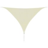 vidaXL sjenica Jedro HDPE Trokutasta 3.6x3.6x3.6 m Krem Cijene