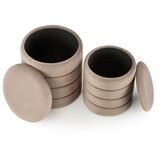  Komplet od 2 taburea PAX, prečnika 33/40 cm, u boji taupe | Eponuda.com