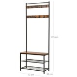  Stalak za kapute NAVOR braon/crna | Eponuda.com