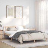 Krevetna konstrukcija Prirodna 152 x 203 cm Čvrsto borovo drvo | Eponuda.ba