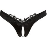 Cottelli ženski donji dio s perlama, otvoreni cvjetni (crni) - XL | shoptok.hr