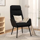  Stolica za opuštanje od tkanine crna | shoptok.hr
