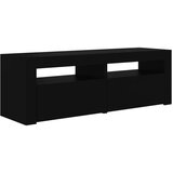 TV omarica z LED lučkami črna 120x35x40 cm, (20731724) | Shoptok.si
