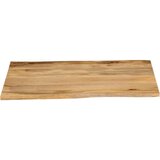 vidaXL Mizna plošča 110x80x2,5 cm naraven rob trden mangov les | Shoptok.si
