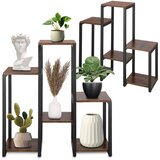 springos metalni stalak za cvijeće sa 6 polica, crni, visina 79 cm | shoptok.hr
