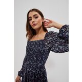 Marisse Patterned Dress L-Su-3717 Navy | Eponuda.ba