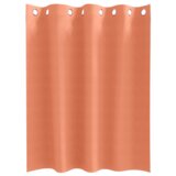 vidaXL Zavjese sa zavjesama 2 pcs Terakota 140 x 140 cm Poliester | shoptok.hr