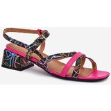 Maciejka Women's Leather Heeled Sandals With Straps | Shoptok.si