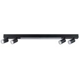  LED stropna svetiljka PARIS LED/24W/230V + 4xGU10/10W crna | Eponuda.com
