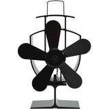  Ventilator za peć na toplinski pogon s 5 lopatica crni cijene