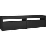 Furnova TV omarica 2 kosa z LED lučkami črna 75x35x40 cm, (21925021) | Shoptok.si