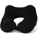 INF Napihljiva potovalna U-blazina z PVC in snemljivo prevleko Black, (5000286764) | Shoptok.si