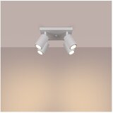 Nice Lamps Bela stropna svetilka 25x25 cm Gleam – | Shoptok.si