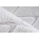 Kayoom PREPROGA Vivica 225 Weiß / Graublau 80/250 cm taftano siva, bela | Shoptok.si