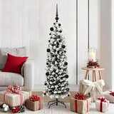 vidaXL Umestno božično drevo Zelena 150 cm PVC in Jeklo in Plastika | Shoptok.si