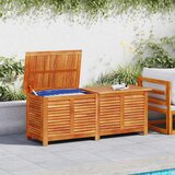  Vrtna kutija za pohranu s rešetkama 150x50x56 cm drvo bagrema | shoptok.hr