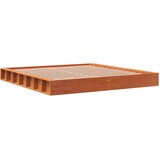  Okvir kreveta bez madraca voštano smeđi 200x200 cm od borovine | shoptok.hr
