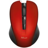 Trust Miška Mydo Silent, brezžična, rdeča | Shoptok.si