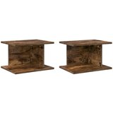  Noćni ormarić 2 pcs Dimljeni hrast 40 x 30 x 25 cm | shoptok.hr