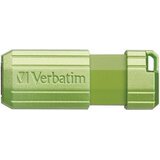  MEMORIJA USB 64GB 2.0 PINSTRIPE VERBATIM 49964 ZELENA BLISTER | shoptok.hr