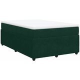 Box spring krevet s madracem tamnozeleni 120x200 cm baršunasti | shoptok.hr