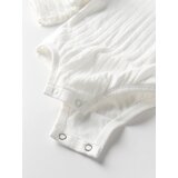 Reserved - Rebrasti pamučni bodi - krem | shoptok.hr