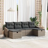 vidaXL Vrtna sedežna garnitura z blazino 6 pcs poli ratan, (5000142605) | Shoptok.si