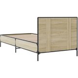  Okvir za krevet boja hrasta 90x190 cm konstruirano drvo i metal | shoptok.hr
