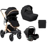 Kolica Irene premium 3in1 set sa I-SIZE autosedištem i tvrdom korpom Black KKB11251 Cene