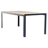 SUNFUN vrtni stol ekeby (d x š: 200 x 74 cm, antracitna-prirodno smeđa)