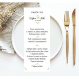  Jedilni list - poročni meni JEDLI 21 | Shoptok.si