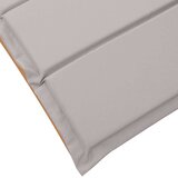  Ležaljka za sunčanje 2 pcs Sivo-smeđa Čvrsto drvo akacije | shoptok.hr