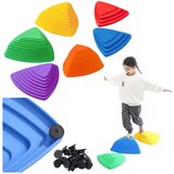 Lean Toys Senzorična učna pot - barvni kamni za ravnotežje, 6 kosov | Shoptok.si