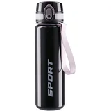 Hydro Sport, flašica za vodu, plastična, 650ml, miks Crna