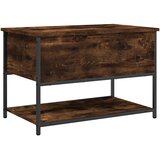 Klupa za pohranu boja hrasta 70x42,5x47cm od konstruiranog drva | shoptok.hr