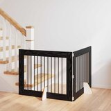  Vrata za pse s postoljem 2 pcs Crni hrast 100 x 80 cm | shoptok.hr