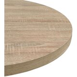  Stol za bistro od MDF-a i čelika 60 x 75 cm boja hrasta | shoptok.hr